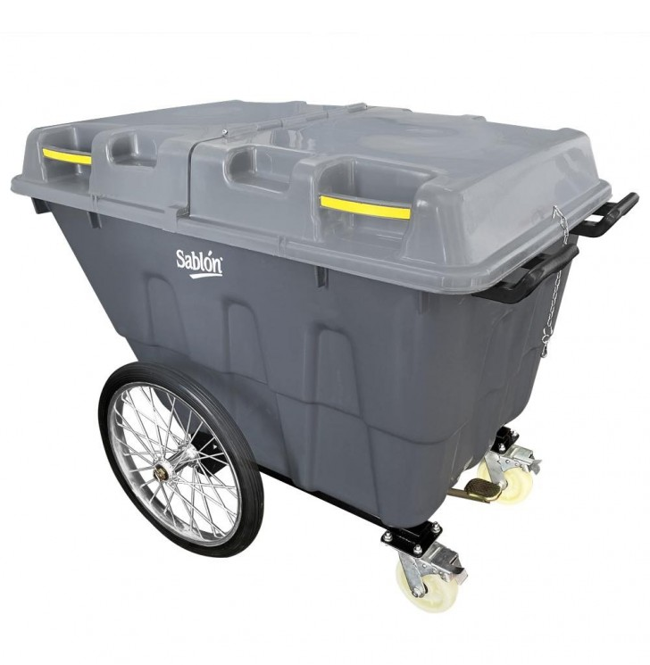 400 LITROS Volteo con tapa